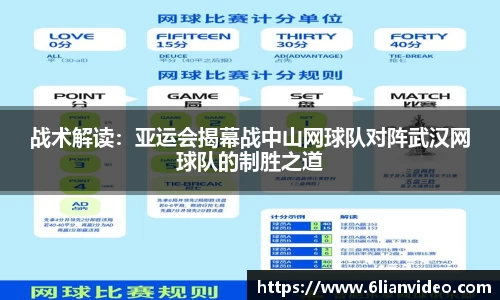 战术解读：亚运会揭幕战中山网球队对阵武汉网球队的制胜之道